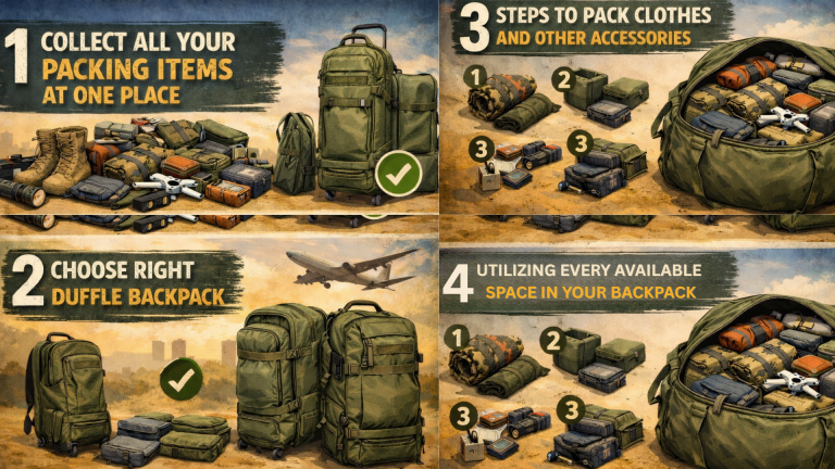 4 Military Duffel Bag Packing Tips for Travel in 2026