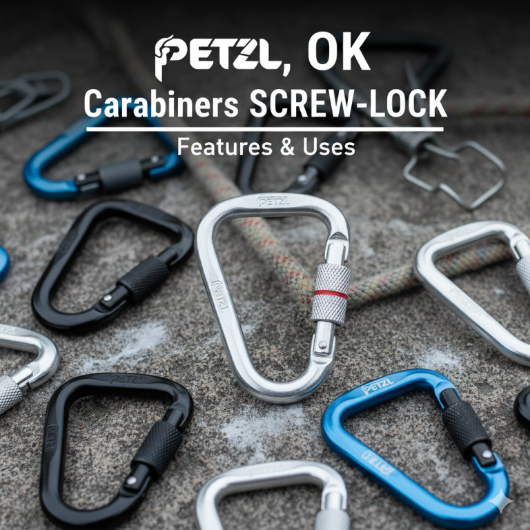 PETZL, OK Carabiners SCREW-LOCK Features & Uses