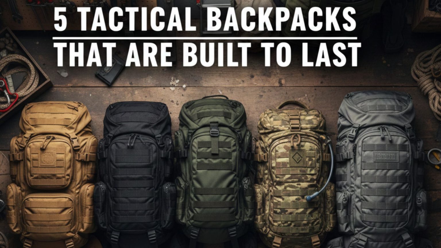 5 Tactical Backpacks