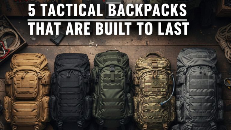 Top 5 Tactical Backpacks That Are Built to Last in 2026 5 Tactical Backpacks