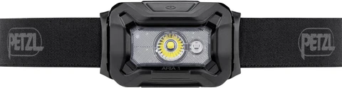 PETZL ARIA 1 RGB, Compact, Durable, Waterproof headlamp with White, red, Green and Blue Modes, 350 lumens, Camo