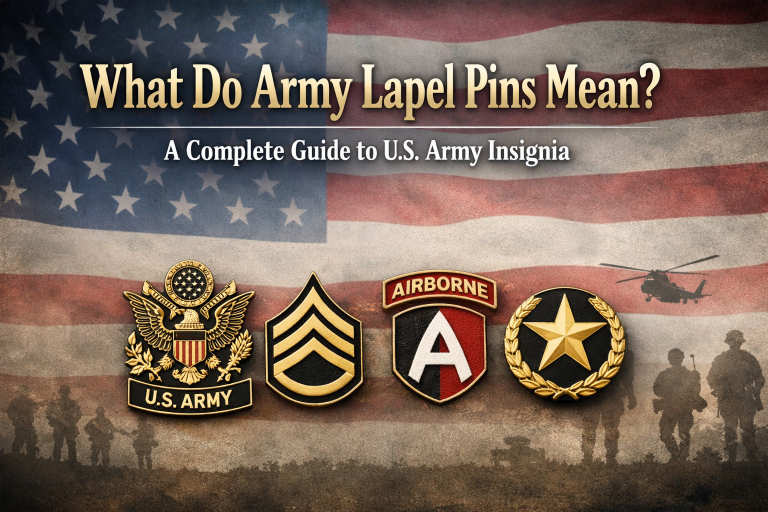 Army Lapel Pins Mean