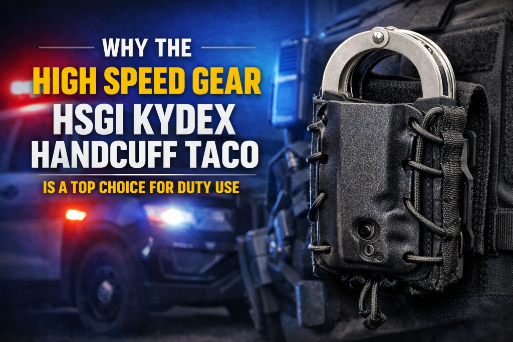Why the High Speed Gear HSGI Kydex Handcuff Taco Is a Top Choice for Duty Use? Why the High Speed Gear HSGI Kydex Handcuff Taco Is a Top Choice for Duty Use?