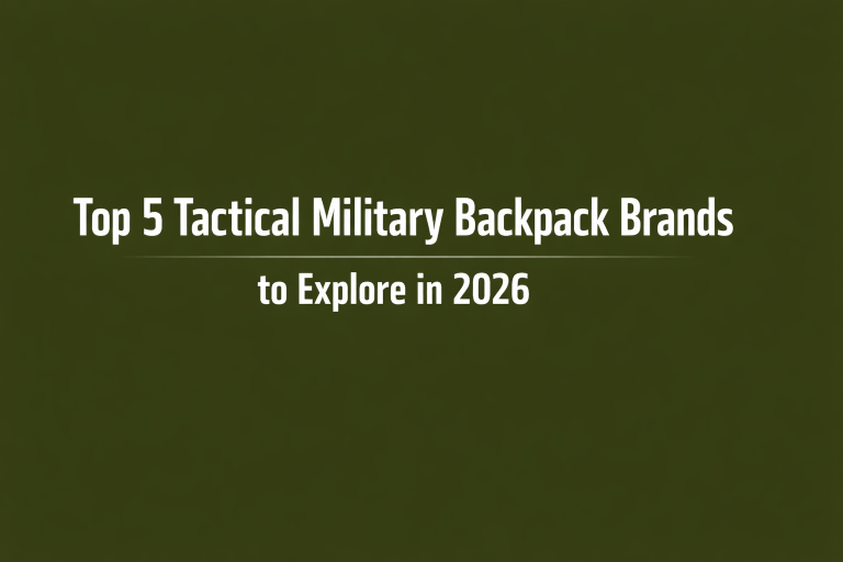 Top 5 Tactical Military backpack Brands to explore in 2026