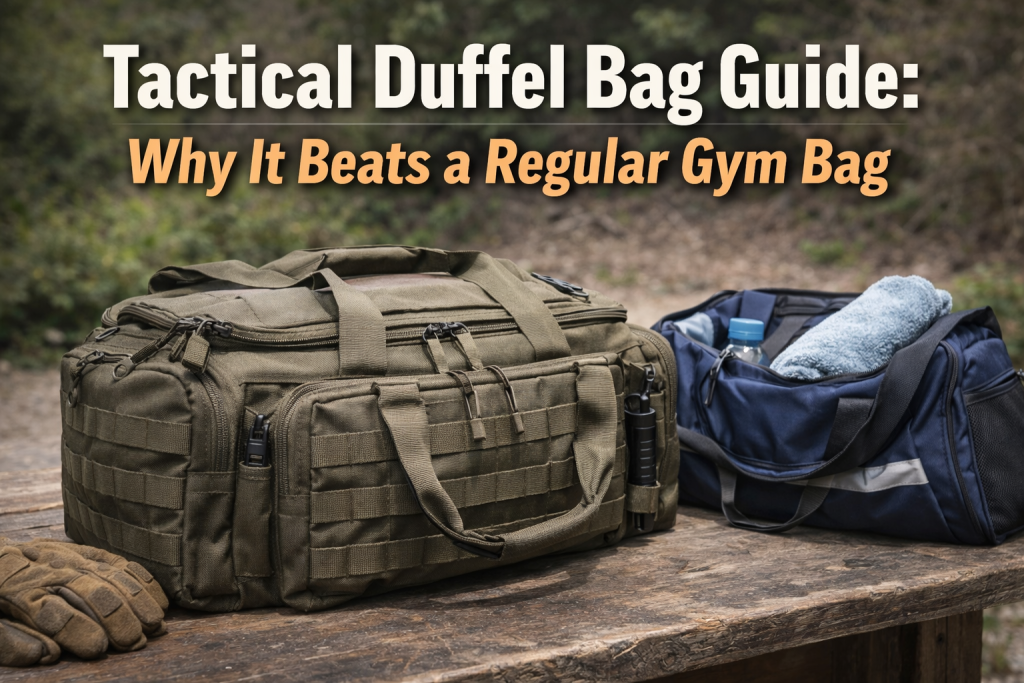 Tactical Duffel Bag Guide: Why It Beats a Regular Gym Bag