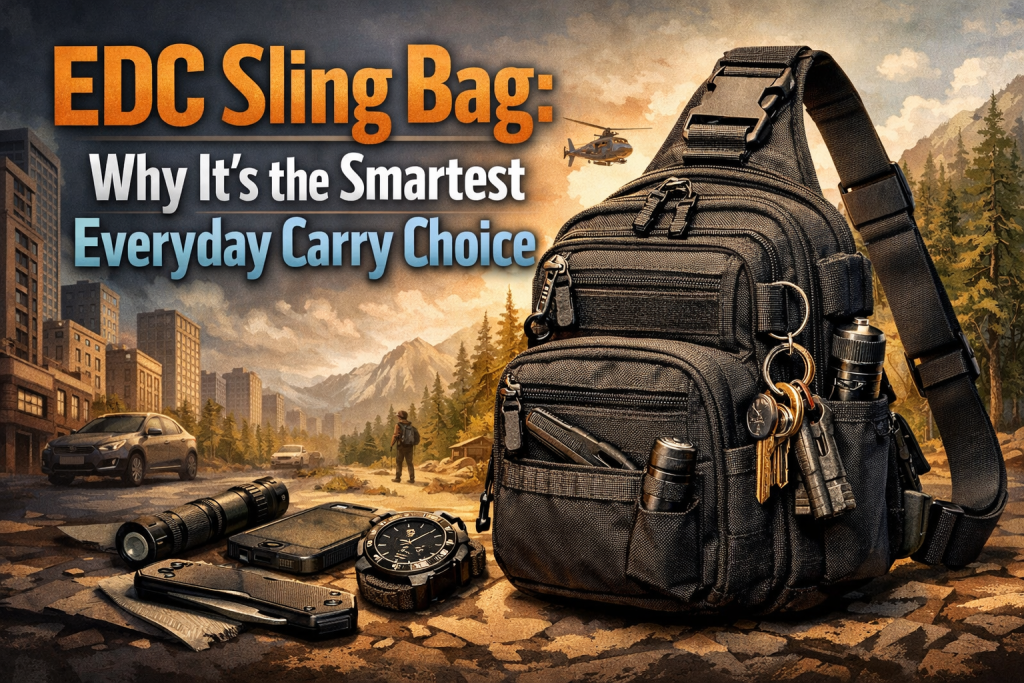 EDC Sling Bag Why It’s the Smartest Everyday Carry Choice