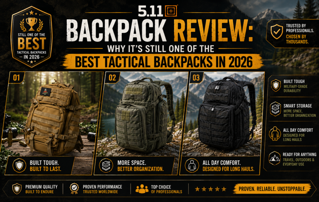 Let's explore the 5.11 Backpack Review and see why it's still the best tactical backpack in 2026