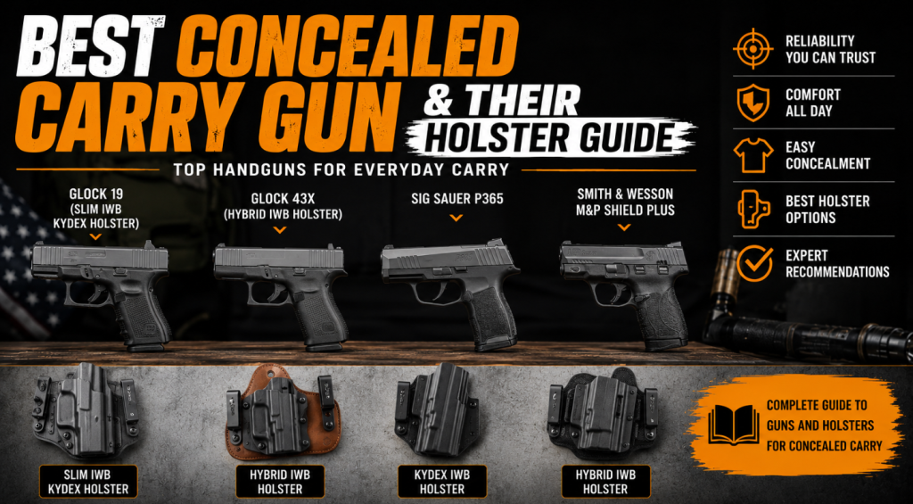Best Concealed Carry Guns & Holster Guide (2026)