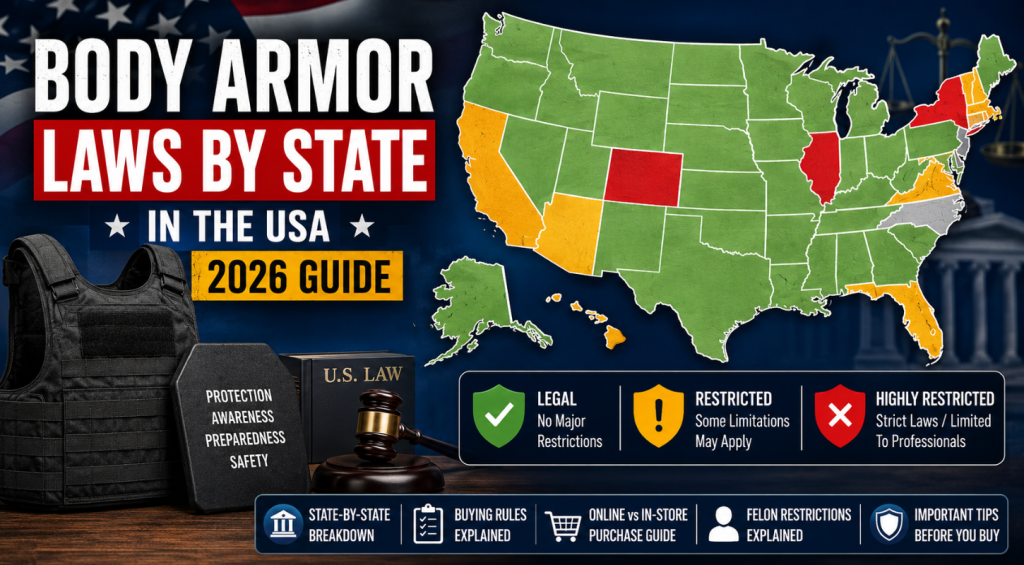 Body Armor Laws by State in the USA: Check this guide before buying Body Armor Laws by State in the USA (2026 Guide)