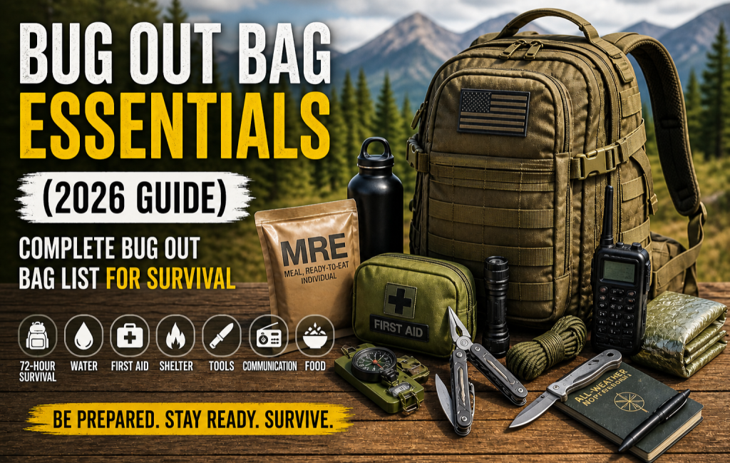 Learn bug out bag essentials with a complete 2026 guide