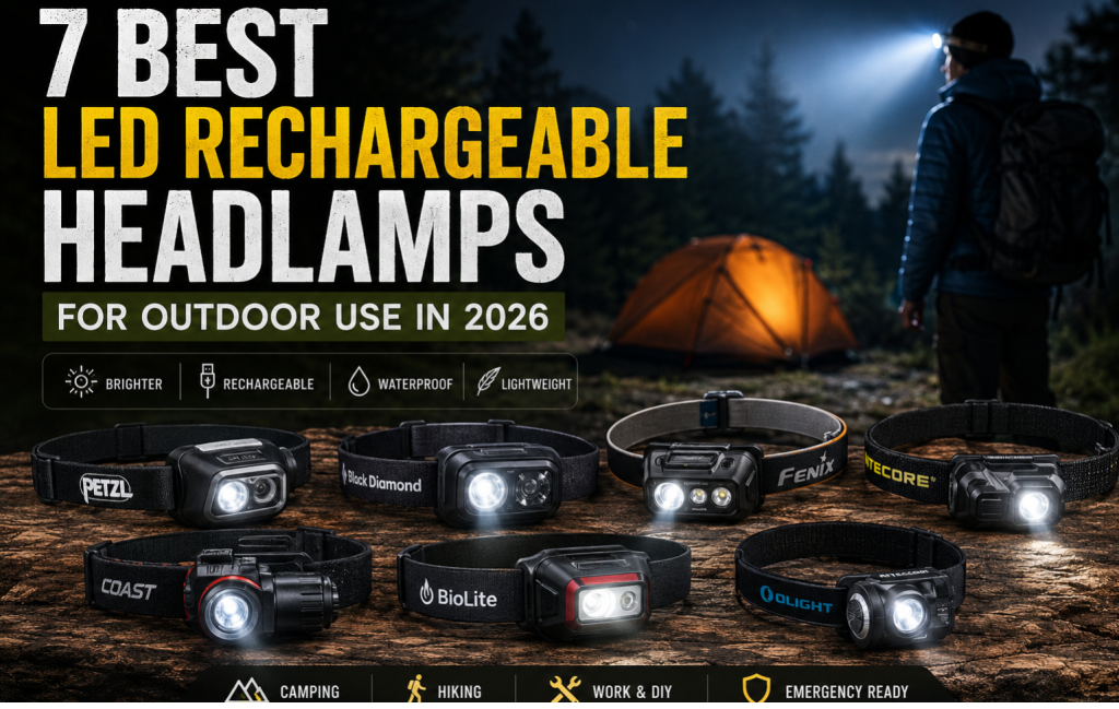 Discover the best LED rechargeable headlamps