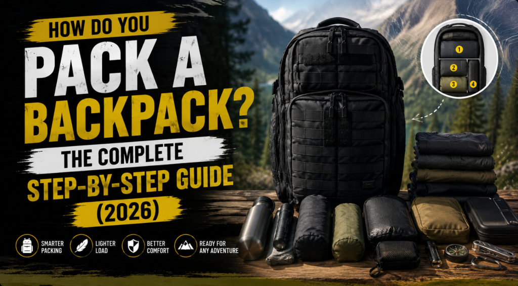 How Do You Pack a Backpack? The Complete Step-by-Step Guide (2026) Learn how do you pack a backpack correctly with this step-by-step guide