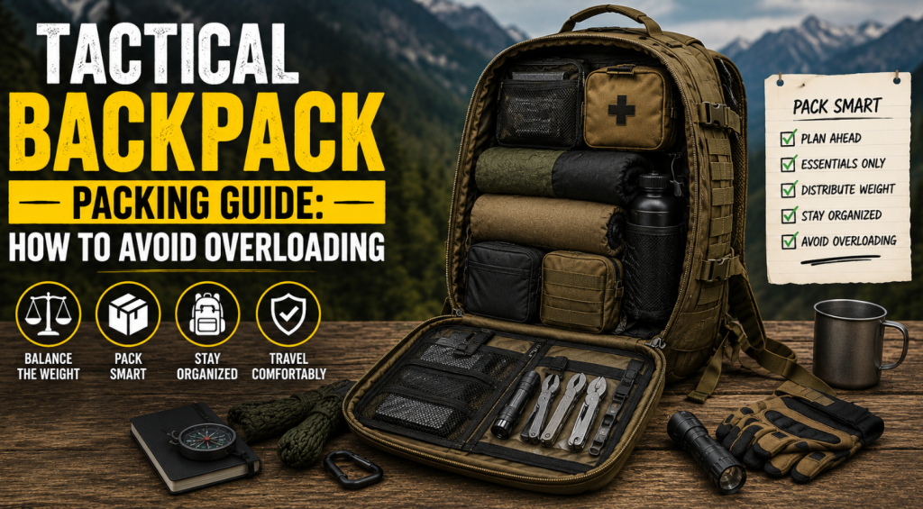Tactical Backpack Packing Guide: How to Avoid Overloading Tactical Backpack Packing Guide: How to Avoid Overloading